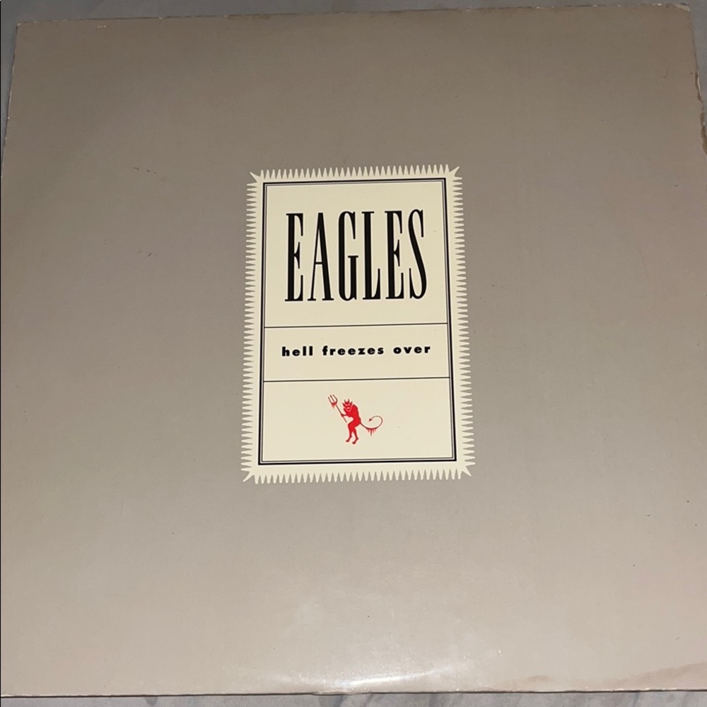 Eagles 'Hell Freezes Over' Vinyl Record